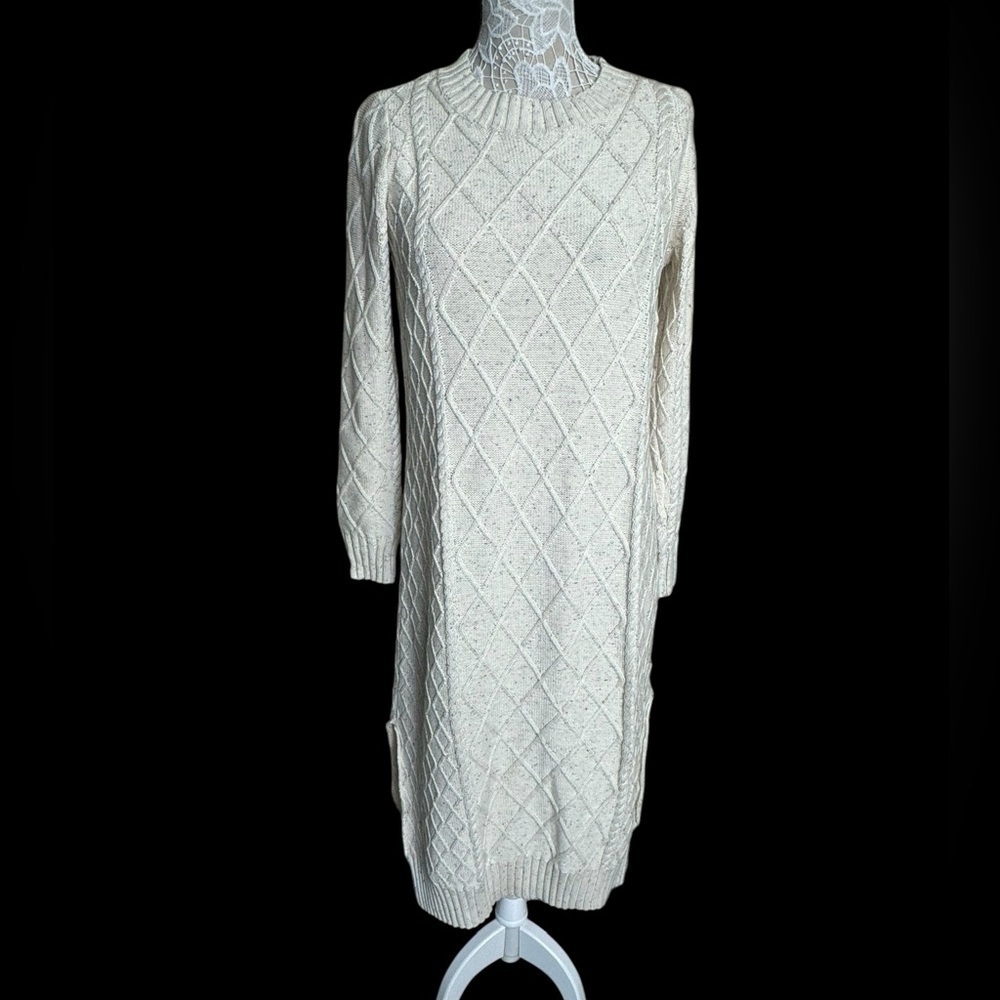 NWT Line & Dot Ruby Textured Midi Sweater Dress C… - image 2